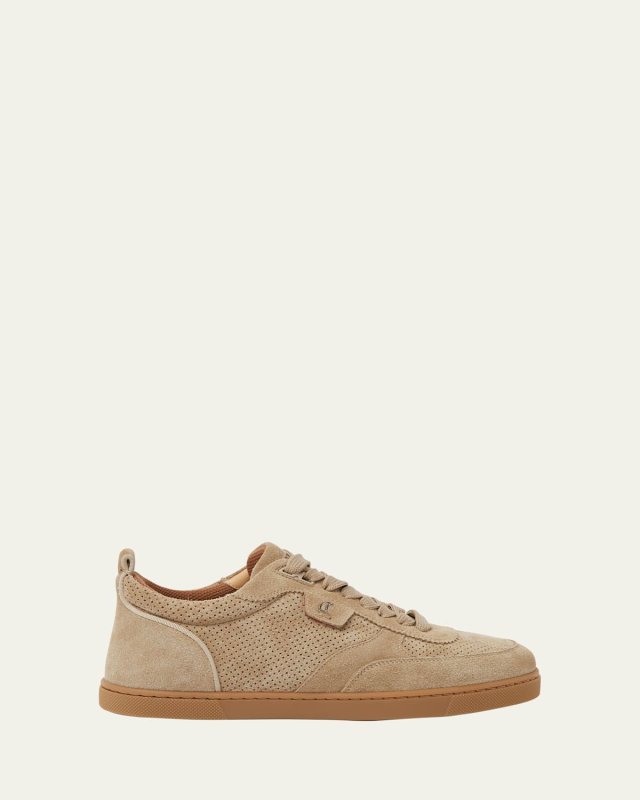 Tutti Donna Suede Red Sole Sneakers